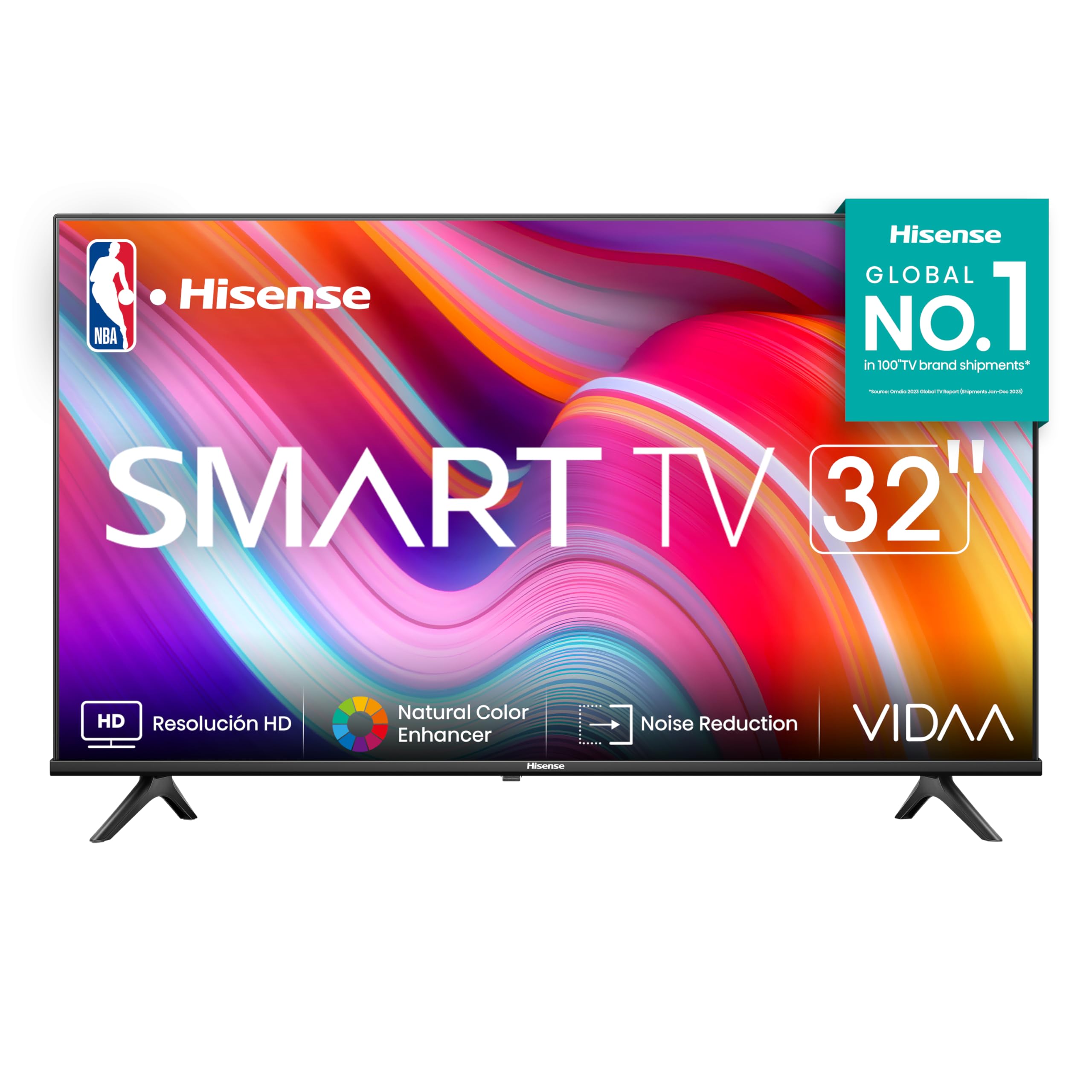 Hisense Pantalla 32" Pulgadas Smart TV VIDAA 32A43KV